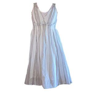Banana Republic Striped Summer Cotton Dress Sz 4